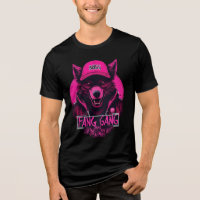 Woalf Fang Gang: Bold & Fierce T-Shirt Design