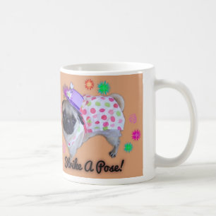 Wobbie The Pug "Strike a Pose" Mug