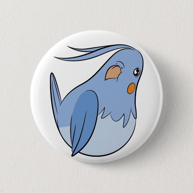 Wobbly Birble Button 2.25" (Front)