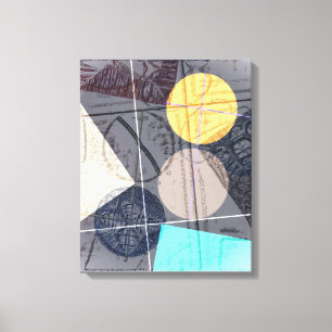 Wobby Sobby Memphis Canvas Print
