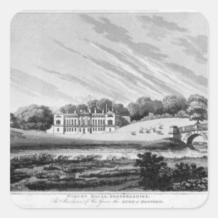 Woburn Abbey, Bedfordshire Square Sticker