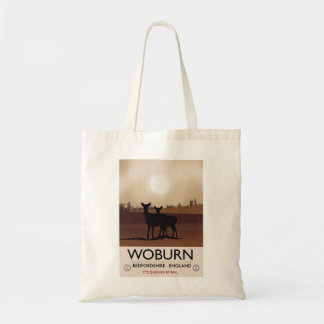 Woburn - Bedfordshire Vintage style travel poster. Tote Bag