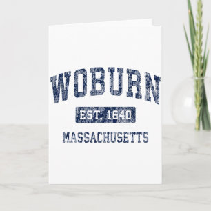 Woburn Machusetts Ma Vintage Established Premium T Card