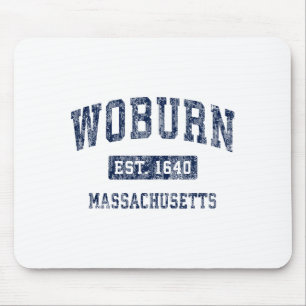 Woburn Machusetts Ma Vintage Established Premium T Mouse Mat