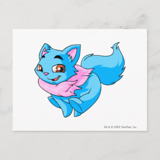 Wocky Blue Postcard