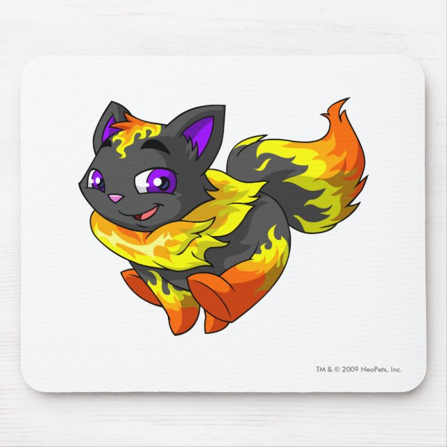 Wocky Fire Mouse Mat (Front)