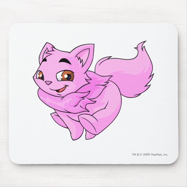 Wocky Pink Mouse Mat (Front)