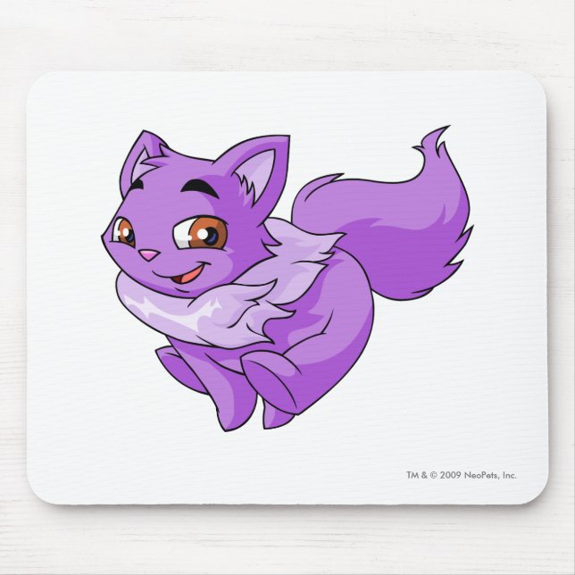 Wocky Purple Mouse Mat (Front)