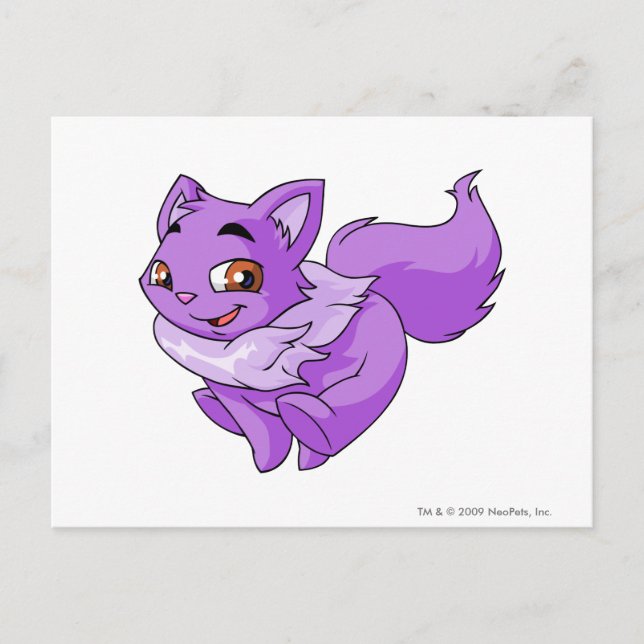 Wocky Purple Postcard (Front)