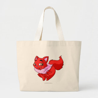 Wocky Red Large Tote Bag