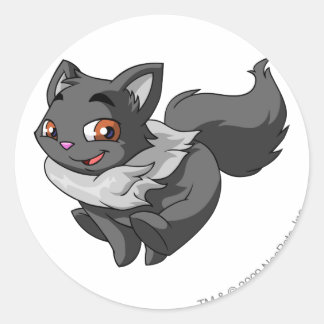 Wocky Shadow Classic Round Sticker