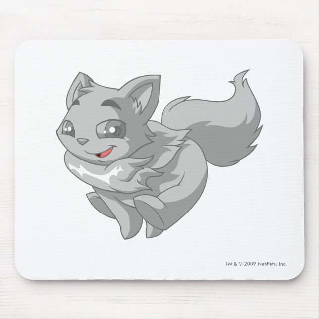 Wocky Silver Mouse Mat (Front)