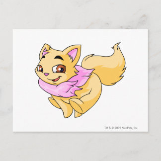 Wocky Yellow Postcard