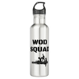 WOD SQUAD - Crossfit-Inspired Unique 710 Ml Water Bottle
