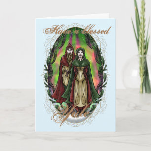 Woden & Fríge: Yule Greetings Card