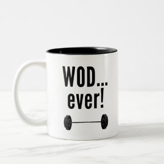 WODever! - Crossfit-Inspired Novelty Gifts Two-Tone Coffee Mug