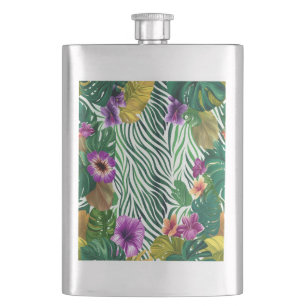 Wogende Dschungel-Harmonie Hip Flask