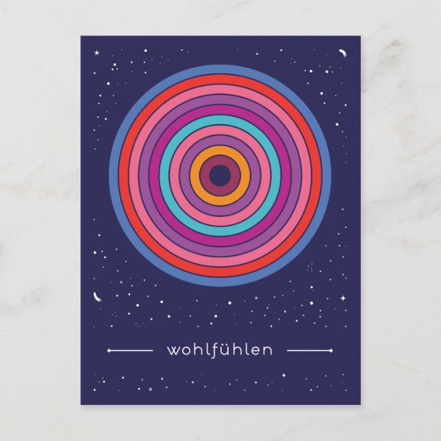 wohlfühlen postcard (Front)
