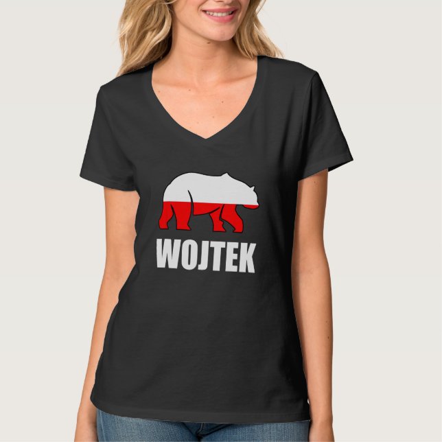 Wojtek Hero Bear Corporal Wojtek T-Shirt (Front)