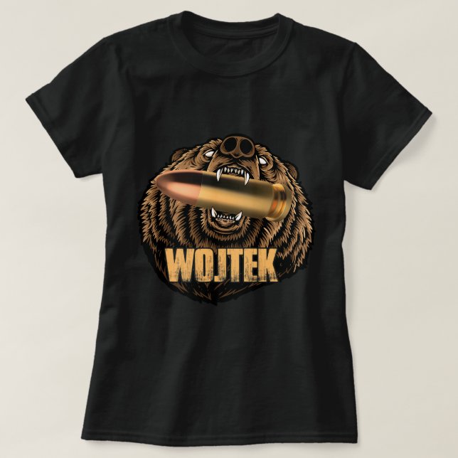 Wojtek the Soldier Bear Polish Hero 1 T-Shirt (Design Front)