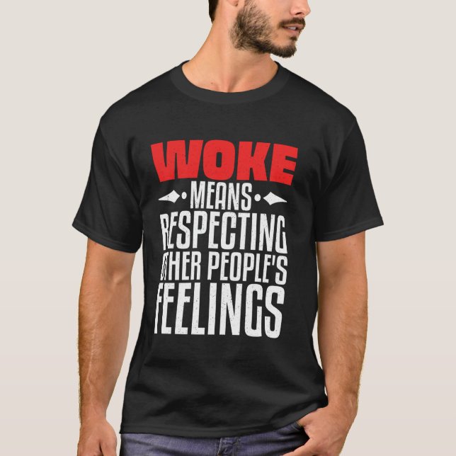 Woke Justice Equality. Diversity T-Shirt (Front)