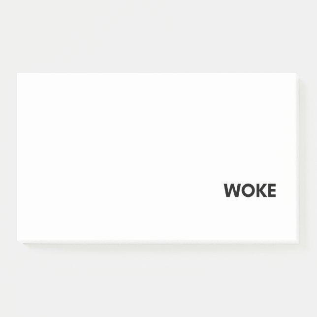 woke post-it notes (Front)