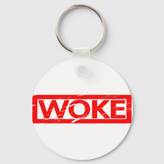 Woke Stamp Key Ring (Front)