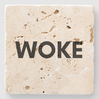 woke stone coaster