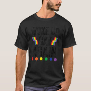 Woke Up Gay Again Transgender Bisexual Transgender T-Shirt