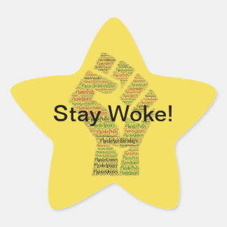#WokeWednesdays Star Sticker