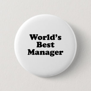 Wold's Best Manager 6 Cm Round Badge