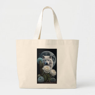 Wolf10: Large Tote Bag