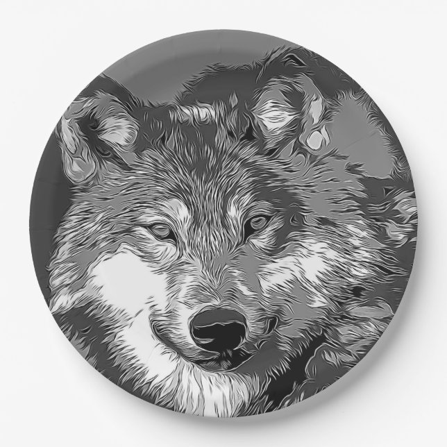 Wolf20151102 Paper Plate (Front)