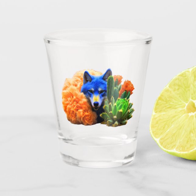 Wolf22: Shot Glass (Front)