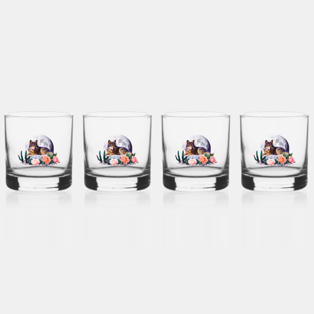 Wolf27: Whiskey Glass (Front)