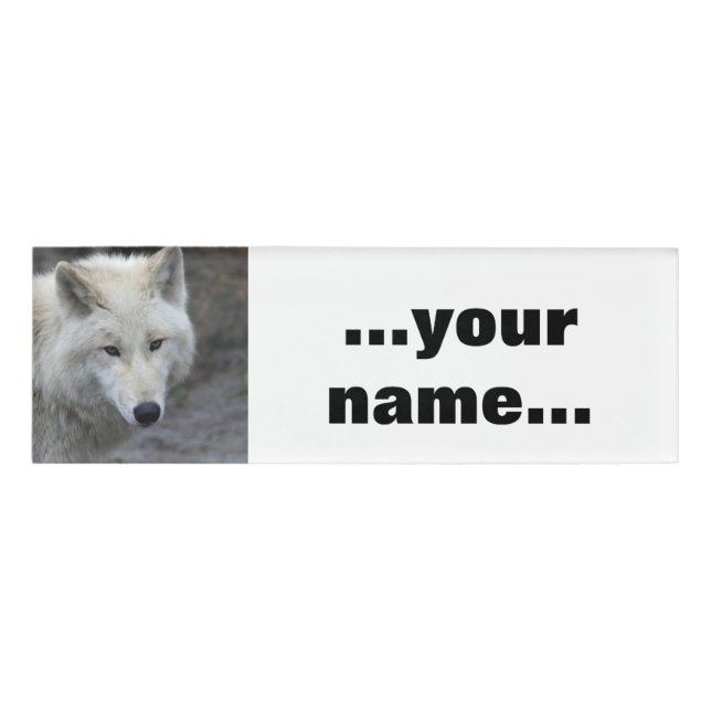 Wolf 001 name tag (Front)
