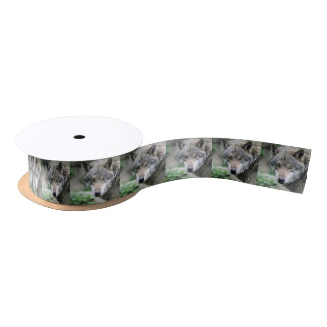 Wolf_011 Satin Ribbon (Spool)