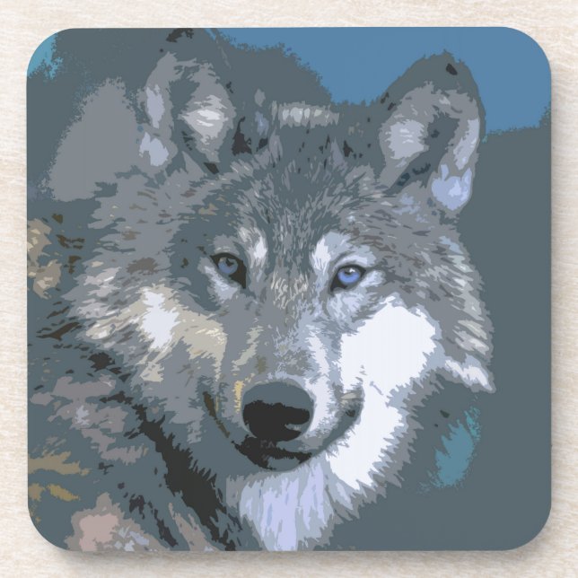 Wolf 032 coaster (Front)
