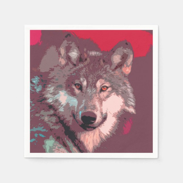 Wolf 040 napkin (Front)