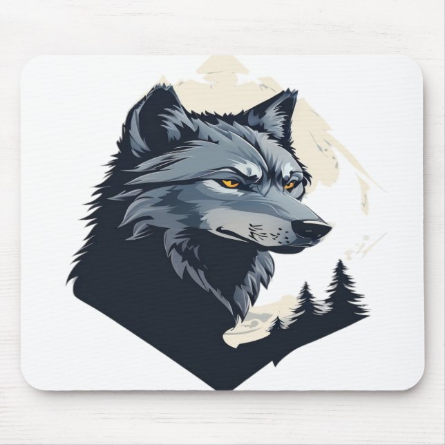 Wolf 05 mouse mat (Front)