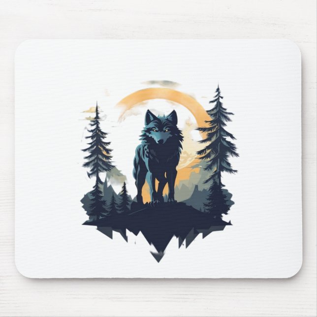 Wolf 08 mouse mat (Front)