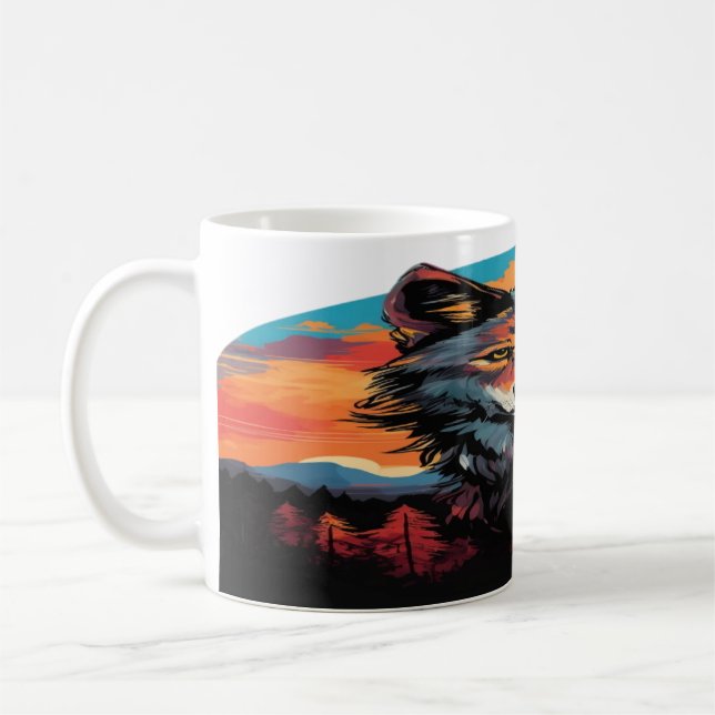 Wolf 10 coffee mug (Left)