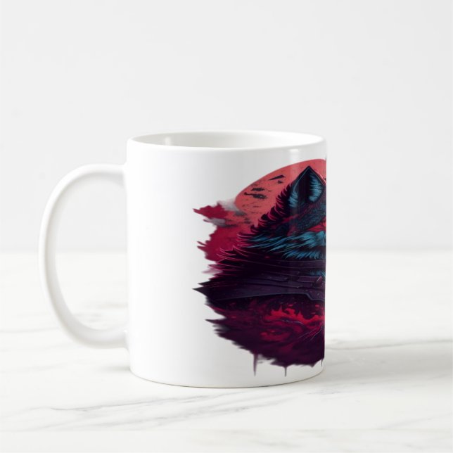 Wolf 13 coffee mug (Left)