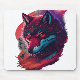 Wolf 15 mouse mat