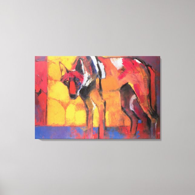 Wolf 1996 canvas print (Front)