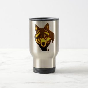 Wolf 1 Travel Mug