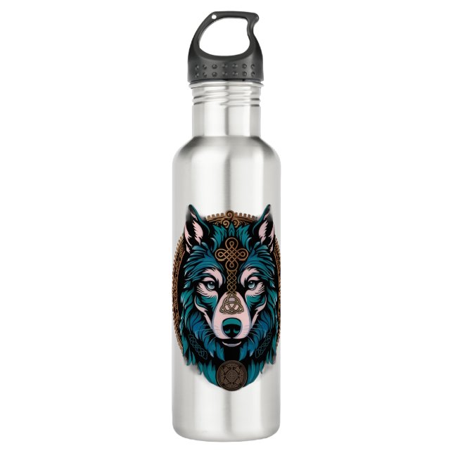 Wolf 710 Ml Water Bottle (Front)