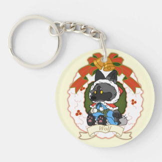 wolf Acrylic Keychain
