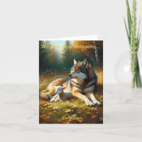 Wolf and Lamb: Feast of Tabernacles Card
