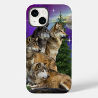 Wolf and Moon
